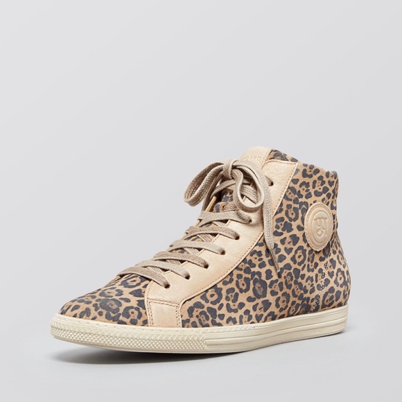 paul green leopard sneakers